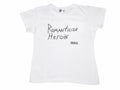 White Romanticize Heroin mag tee